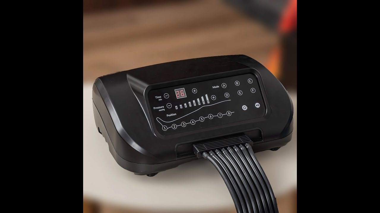 Best Lymphedema Pump 8 Chamber Digital for Swelling Reduction in legs Waist and Arm by Biotronix