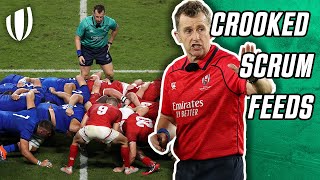 Nigel Owens answers YOUR questions about the laws of the scrum feed | Whistle Watch