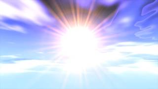 Brilliant Sun and Passing Clouds | 4K Relaxing Screensaver