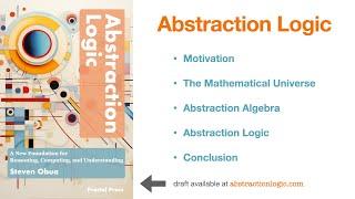 Abstraction Logic, Part 1: Introduction and Motivation