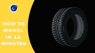 How to model tire (car tires)  in 12 minutes, modelling tires ,tutorial , cinema4d tire modelling screenshot 3