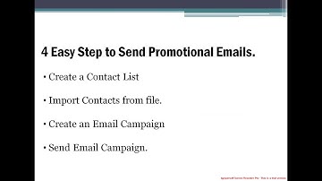 How to send bulk emails?