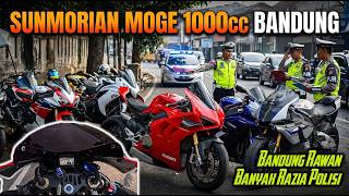 SunMoRi Banyak Razia‼️Gaspol R1M Balapan Moge 1000cc Semua | R1M CBR1000 Z1000