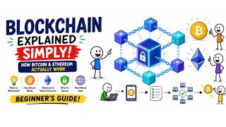 Blockchain Explained Simply | How Bitcoin & Ethereum Actually Work (Beginner’s Guide) @DollarVest