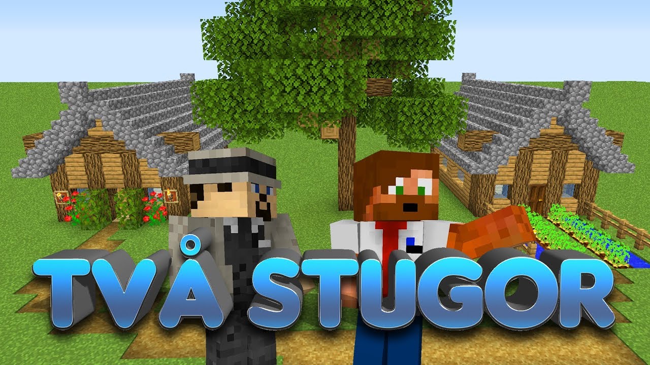 Vi Inreder Små Stugor I Minecraft