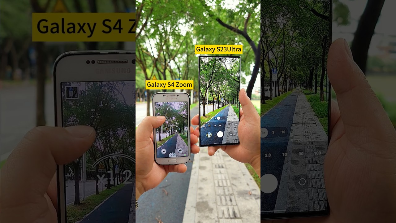 Samsung Galaxy S23 Ultra Vs Galaxy S4 Zoom 