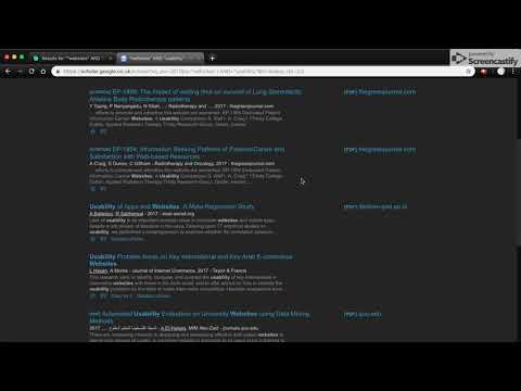 Facet Search in Google Scholar