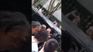 【HuGe】 【胡歌】2017.06.17米兰时装周，到达秀场