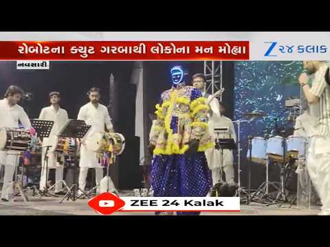 Fusion of Tradition-Technology in Navsari: Robot Dressed in Traditional Kediyu, Dhoti Plays Garba