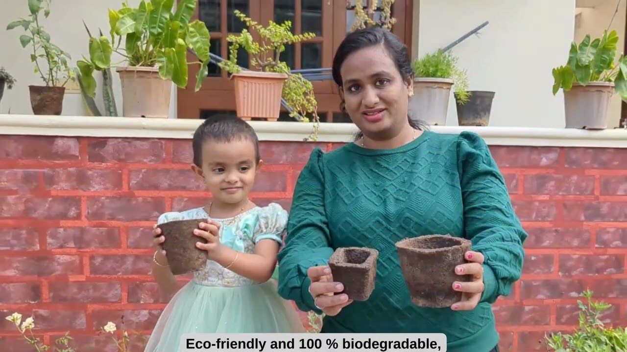 Plantlin Biopots – The Pots You Can Plant | Turning Organic Waste into Biodegradable Nursery Pots