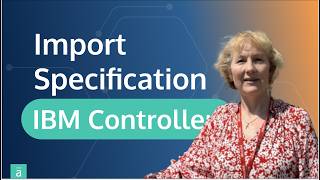 How to create an Import Specification  in IBM Controller Web