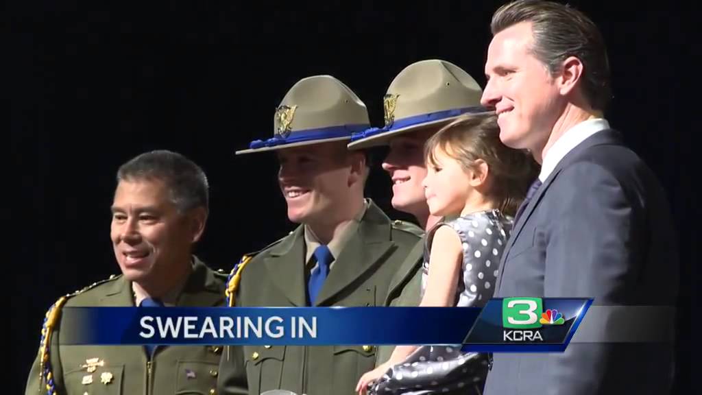 Cadets sworn in with California Highway Patrol - YouTube