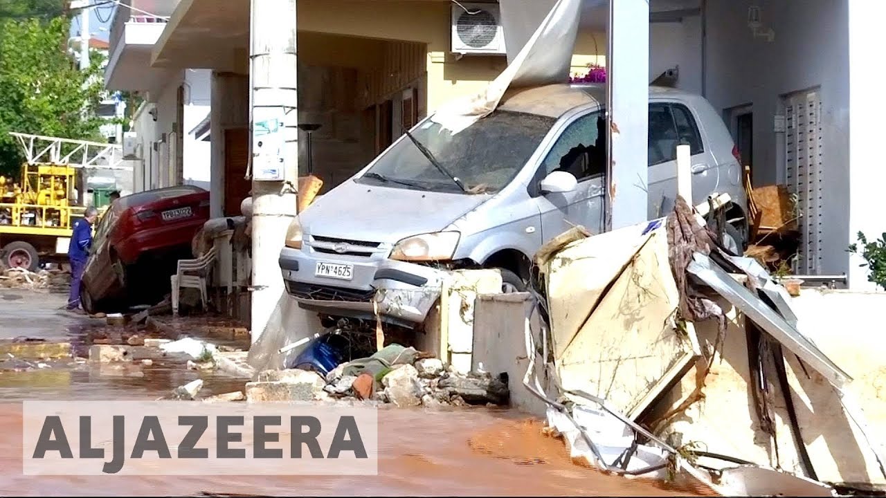 فيضانات في اليونان: غرق أكثر من اثني عشر شخصاً غرب أثينا