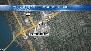 Man arrested after standoff with officers