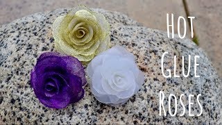 Diy Hot Glue Roses
