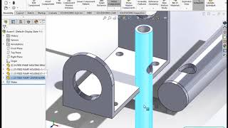 TUTORIAL SOLIDWORKS 03 ASSEMBLY END EDIT PART STEAM ENGINE WITH SLIDE VALVE