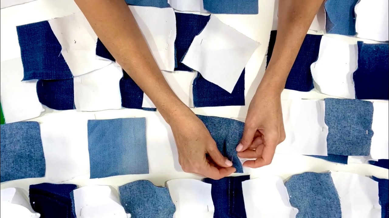 Джинсовая сумка-шоппер из старых джинсов, сделанная своими руками за несколько минут.