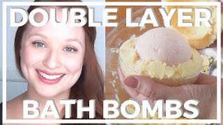 Double Layer Bath Bombs ♥ DIY