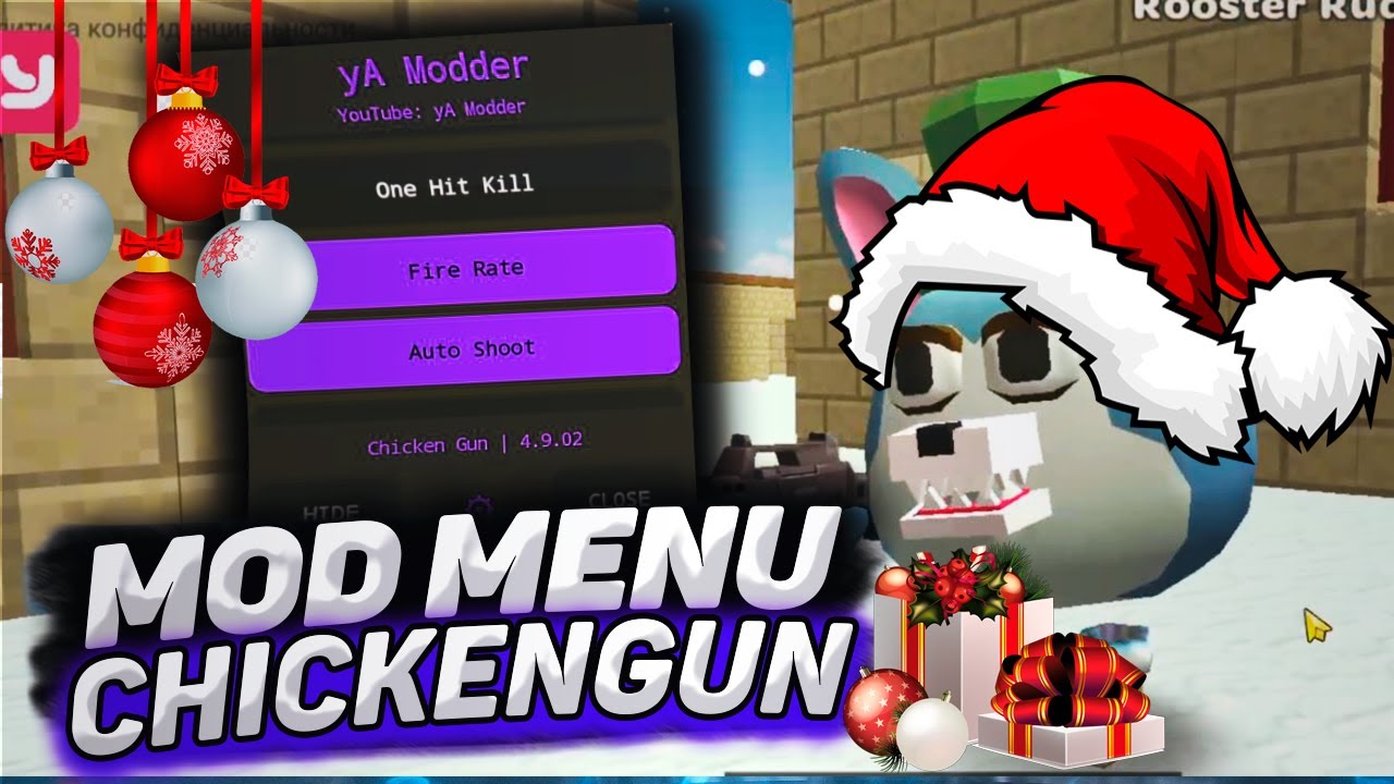 CHICKEN GUN 4.9.02 ЧИТЫ | yA Modder | MOD MENU | КАК СКАЧАТЬ ЧИТЫ | Chicken Gun Update 4.9.0