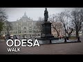 Odesa Walking Tour Bunina Preobrazhenska Soborna Deribasivska City Walk 4K 
