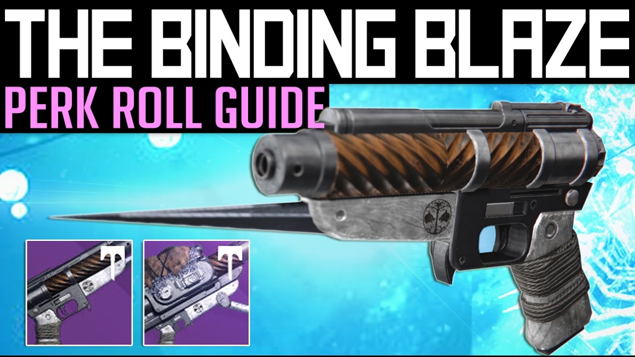 Destiny | The Binding Blaze & Titanium Orchid Perk Roll Suggestions (Iron Banner Gear Guide)