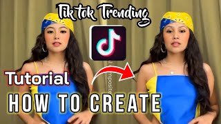 NEW TIKTOK TRENDING FACESWAP ANDREA BRILLANTES | HOW TO USE TEMPO APP TUTORIAL 2021 screenshot 3