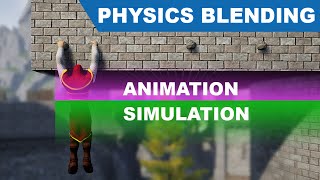 Unreal Physical Animations - Physics blending - UE4 Tutorials #279