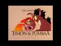 Тимон и Пумба Начальная заставка на русском Акуна Матата