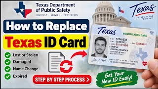  How to Replace Texas ID Card
