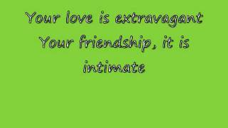 your love is extravagant lyrics