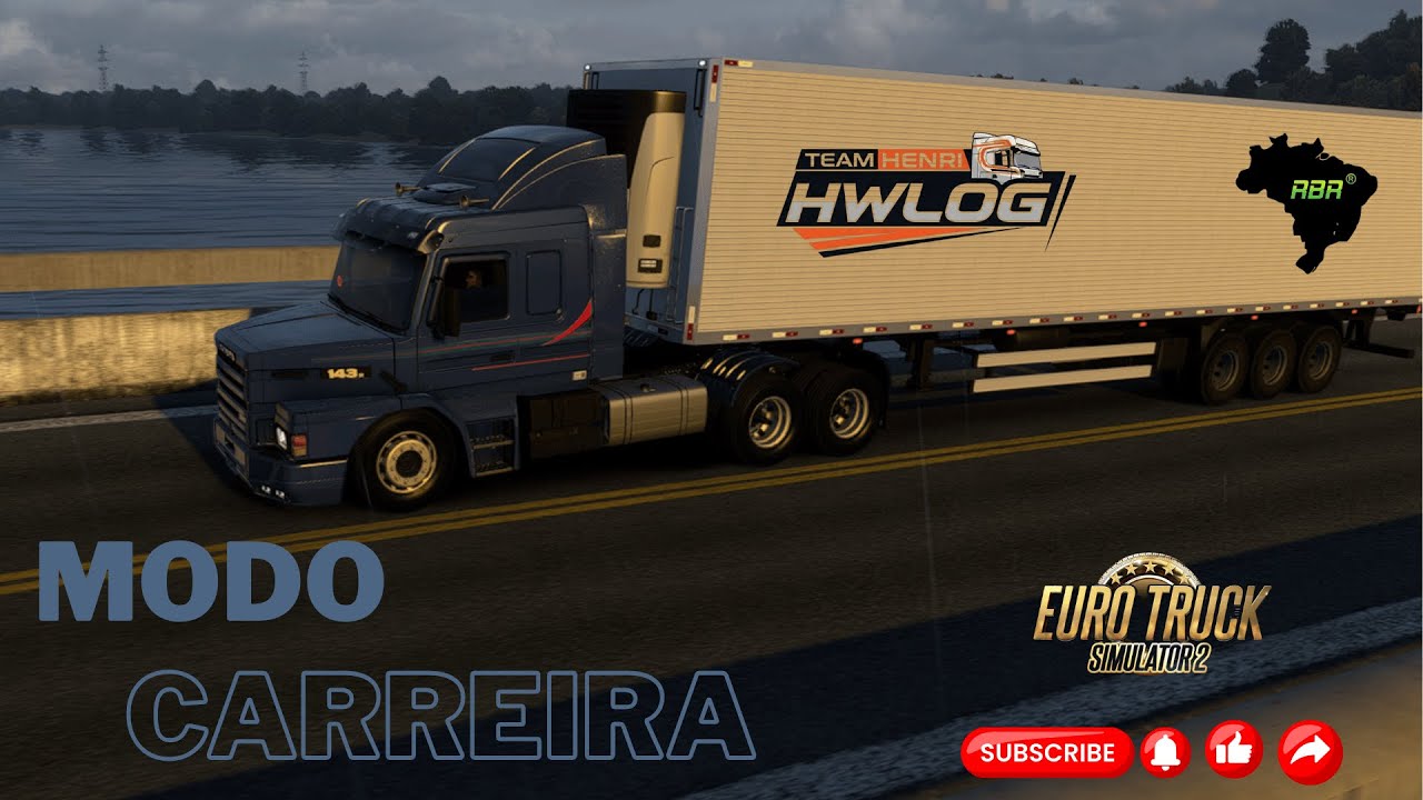 MODO CARREIRA | A JORNADA COMEÇOU! | SCANIA 143H