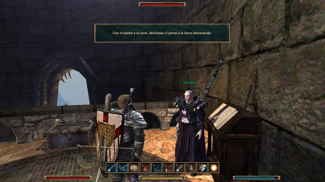 Gothic III Paladín Parte 284 (271) [Adanos] Xardas y la tierra desconocida (Final)