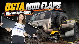Defender OCTA with OEM Mud Flaps — Keep It Clean, Keep It Premium