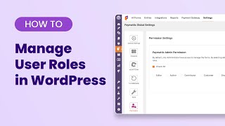 Paymattic User Roles: Manage Your Payment Plugin | WordPress