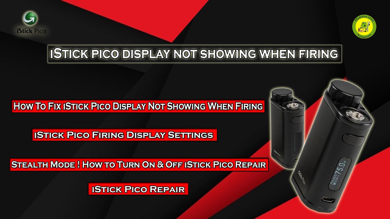 Istick Pico 75w Wont Turn On