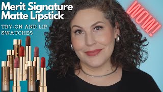 Merit Signature Matte Lipsticks - 5 NEW Shades In A NEW Finish