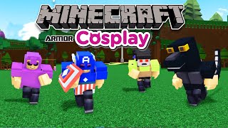 MINECRAFT armor COSPLAY, BREH! 😱😱😱