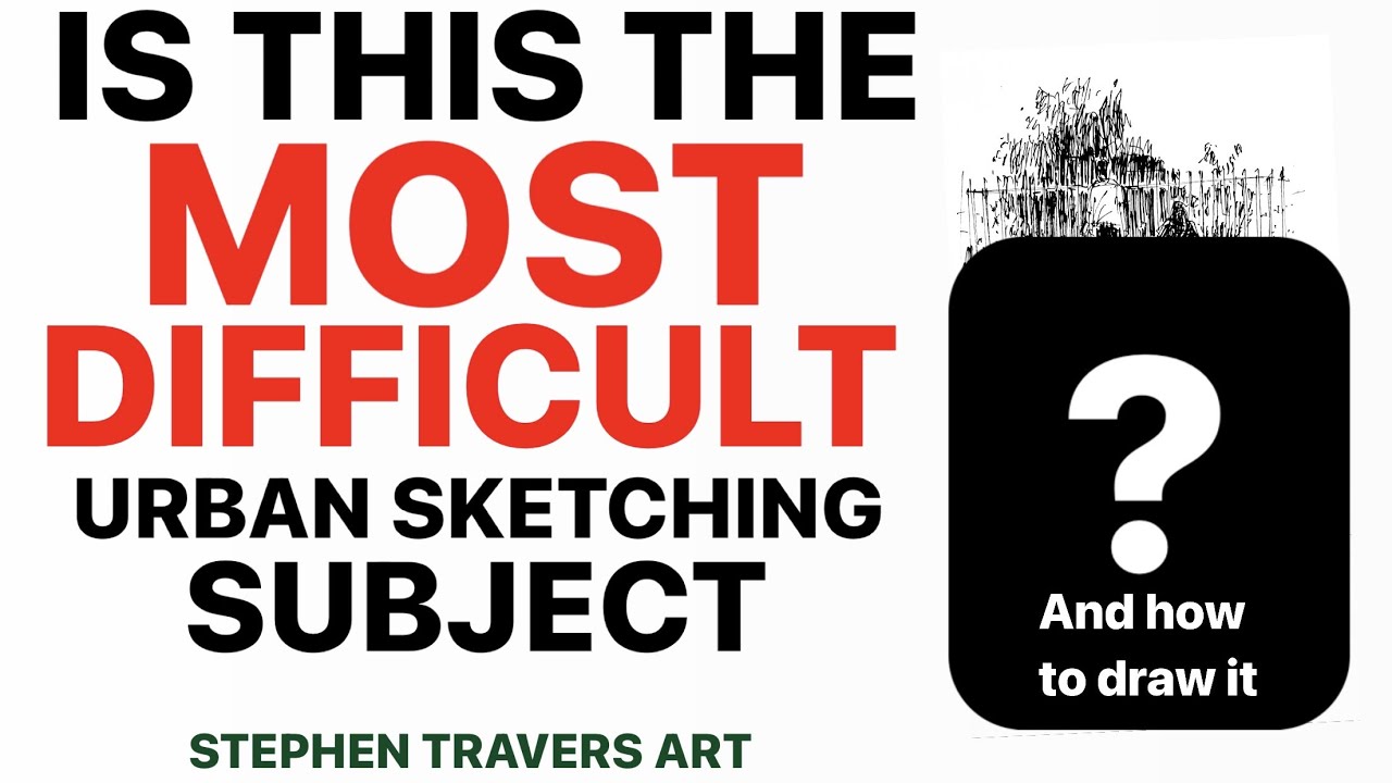 Does This Subject Stop You Drawing Some Urban Sketching Scenes?