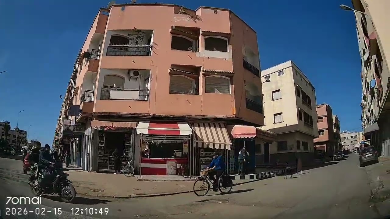 طريق من المحمدية إلى الدارالبيضاء (ݣراج علال) 15/02/2026