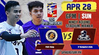 PGJC VS D'NAVIGATORS | SPIKERS TURF OPEN CONFERENCE 2024 | APRIL 28, 2024 | 6PM