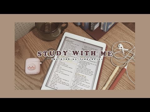 *<strong>eng</strong>* STUDY WITH ME : <strong>iPad</strong> notetaking timelapse | 아이패드 필기감, 아이패드 손글씨