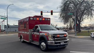 Kennewick Fire Department Medic 1821 Transporting from a Med 2