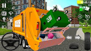 Trash Truck Simulator: Collect Garbage with a New Waste Truck - Android gameplay
