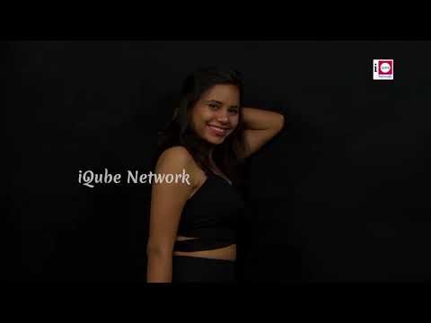 Model Deepa Rani Expression Video   How to Wear Party Wear Dress   Saree Draping Fashion    IQube