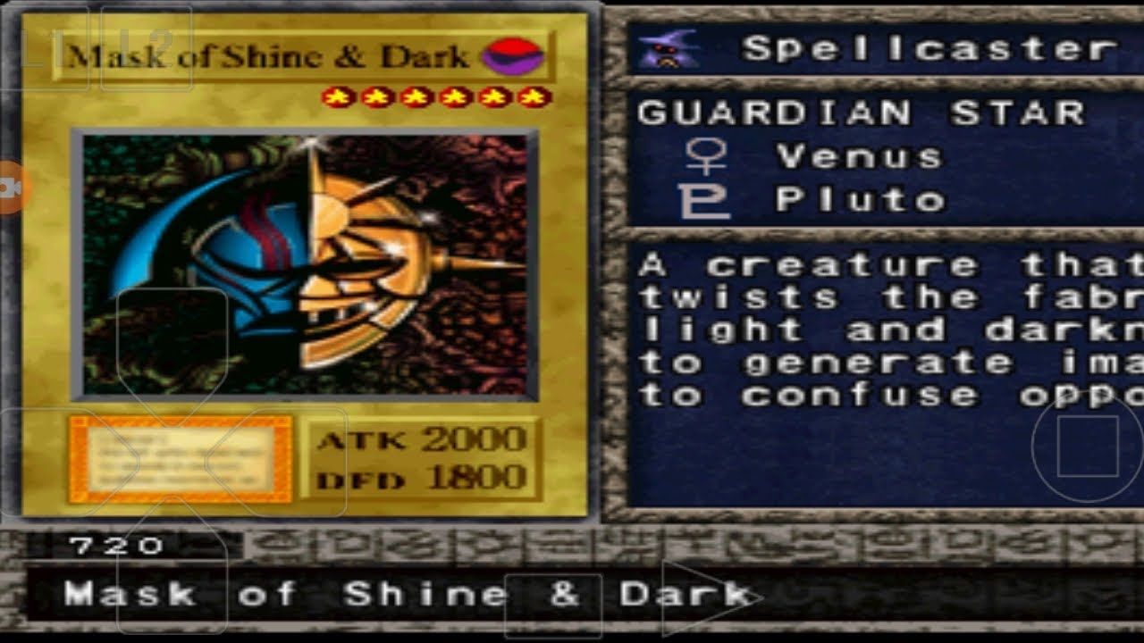 Monster Attack l TCG YUGIOH Forbidden Memories l MASK SHINE DARK l