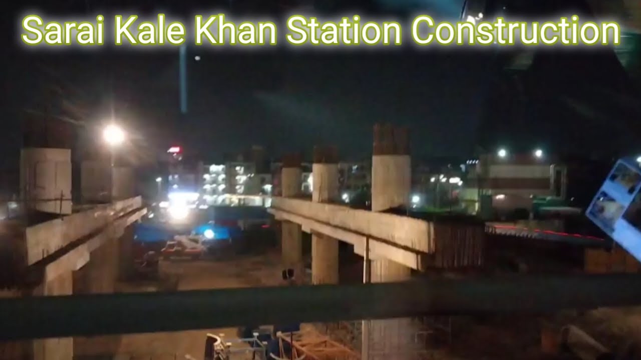 Delhi Meerut RRTS Corridor Construction Sarai Kale Khan Station To