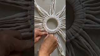 Macrame Mandala tips & tricks by Aja Smart #shorts