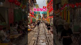 The Iconic Hanoi Train Street | Vietnam Travel Vlog 🇻🇳