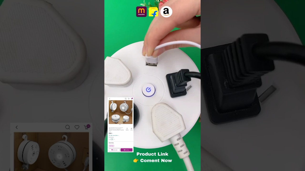 Round Power Strip product review 💥|| meesho best find 🛒|| 