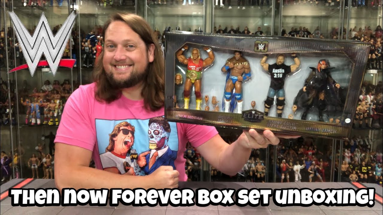 WWE Mattel Then Now Forever Target Exclusive 4 Pack Unboxing & Review!